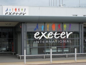 der Flughafen Exeter