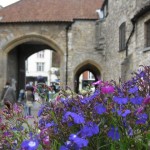 Blüten über Blüten ziehren die historischen Mauern