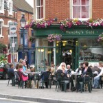 Kaffeepause in Glastonbury