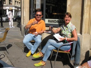 Café Pause in Bath - leider ohne Nespresso