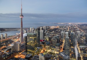 hier beginnt unsere Zugreise: in Toronto